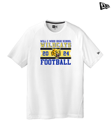 Will C Wood HS Football Stamp - New Era Performance Shirt