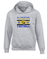 Will C Wood HS Football Stamp - Unisex Hoodie