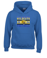 Will C Wood HS Football Stamp - Unisex Hoodie