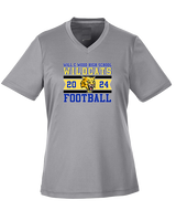 Will C Wood HS Football Stamp - Womens Performance Shirt