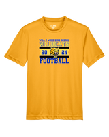 Will C Wood HS Football Stamp - Youth Performance Shirt