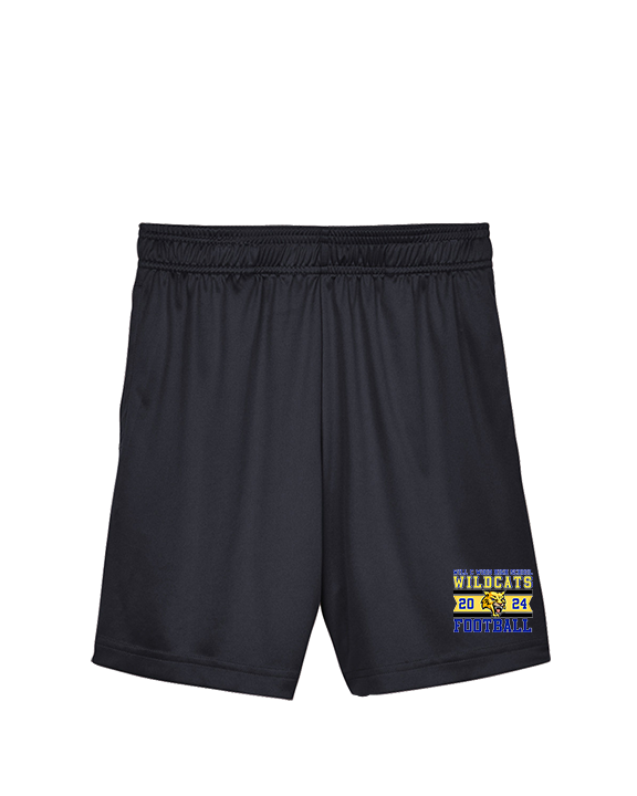 Will C Wood HS Football Stamp - Youth Training Shorts