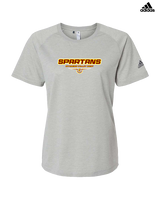 Wyoming Valley West HS Baseball Design - Womens Adidas Performance Shirt