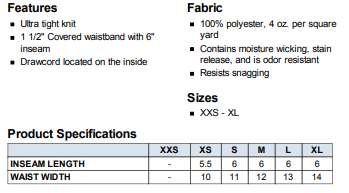 Crystal Lake South HS Football Toss - Youth Training Shorts