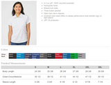Marshall HS Baseball Design - Adidas Womens Polo