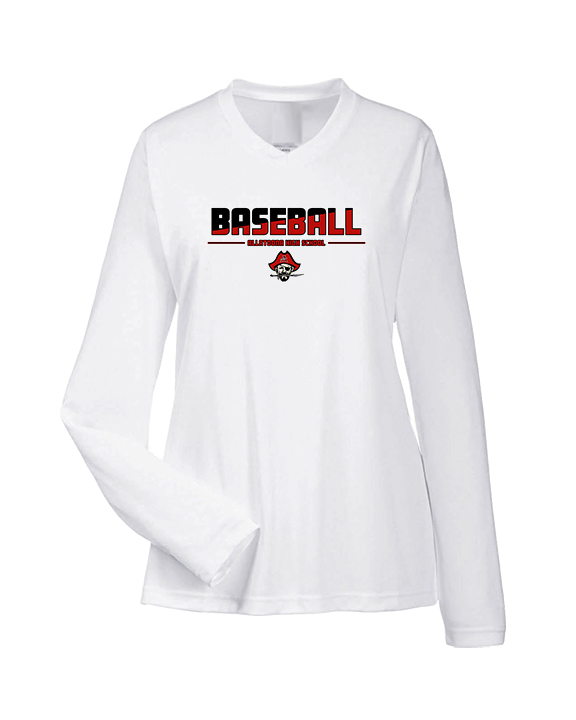 Allatoona HS Baseball Cut - Womens Performance Longsleeve