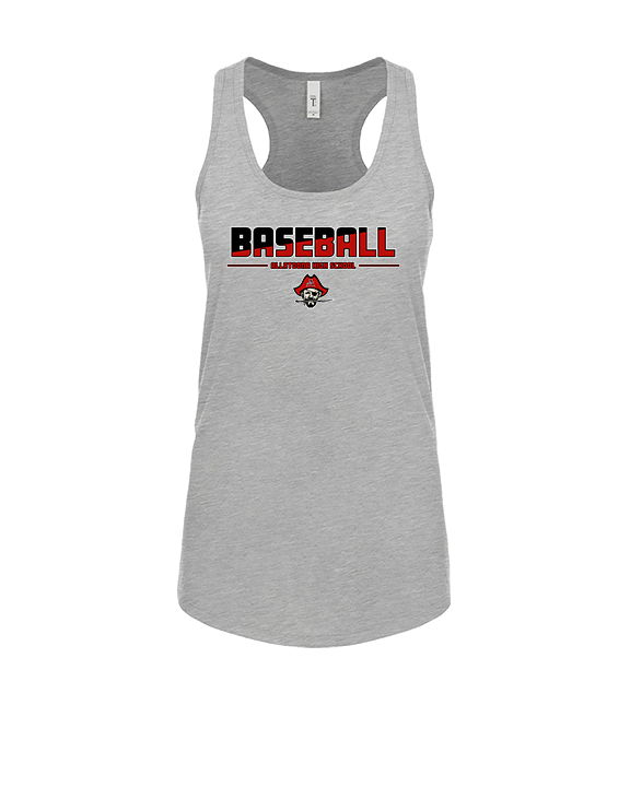 Allatoona HS Baseball Cut - Womens Tank Top