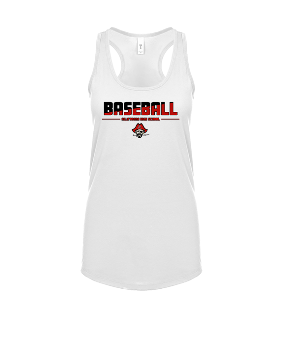 Allatoona HS Baseball Cut - Womens Tank Top