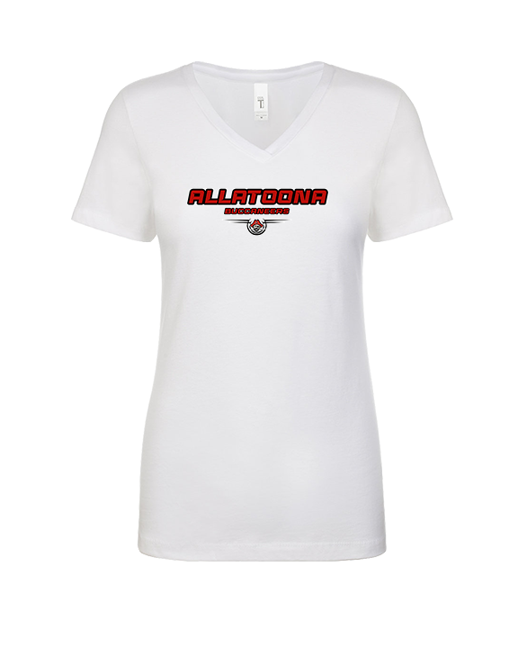 Allatoona HS Baseball Design - Womens Vneck