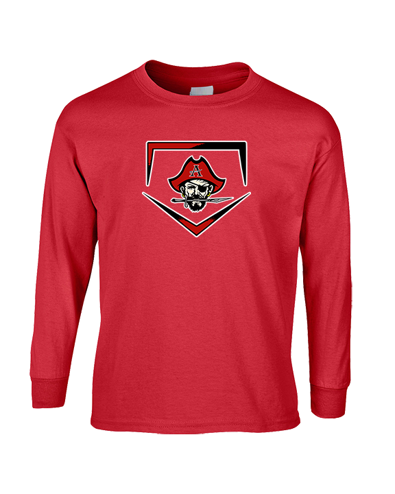 Allatoona HS Baseball Plate - Cotton Longsleeve