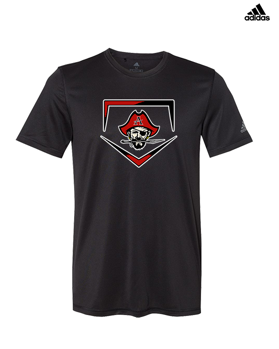 Allatoona HS Baseball Plate - Mens Adidas Performance Shirt