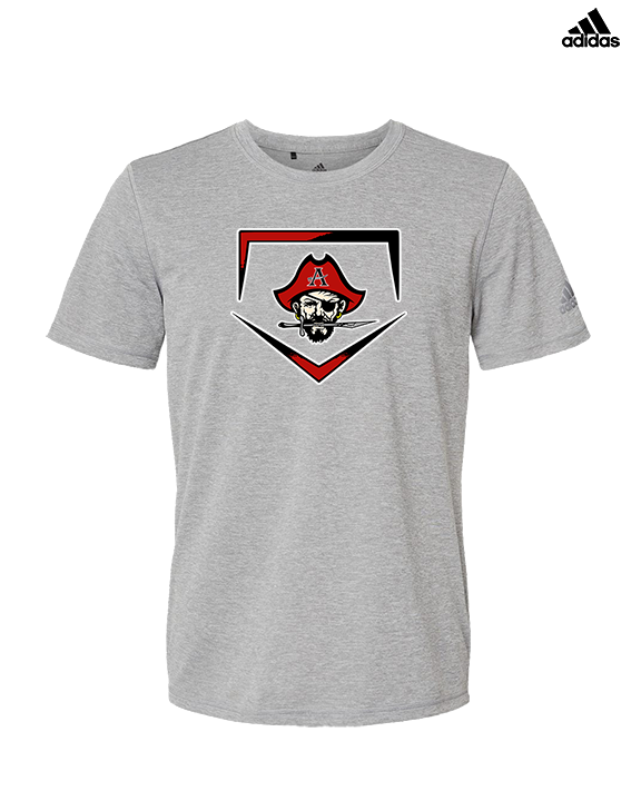 Allatoona HS Baseball Plate - Mens Adidas Performance Shirt