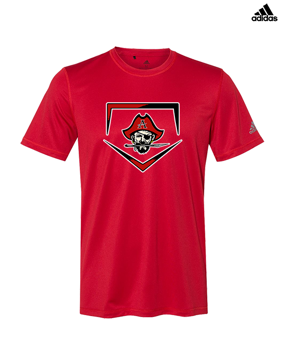 Allatoona HS Baseball Plate - Mens Adidas Performance Shirt