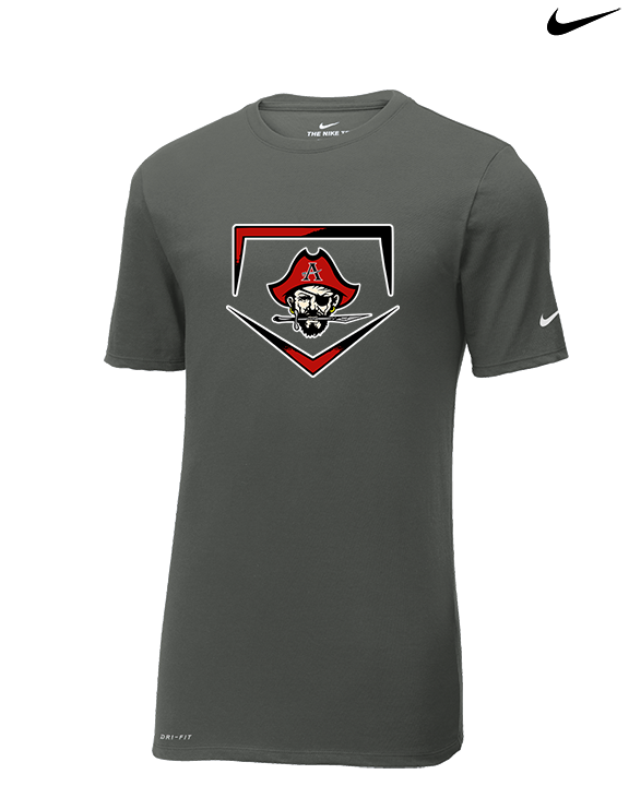 Allatoona HS Baseball Plate - Mens Nike Cotton Poly Tee