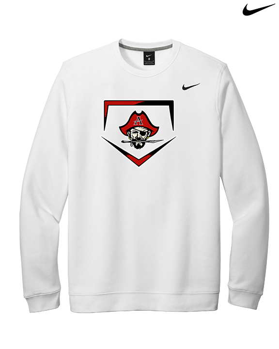 Allatoona HS Baseball Plate - Mens Nike Crewneck