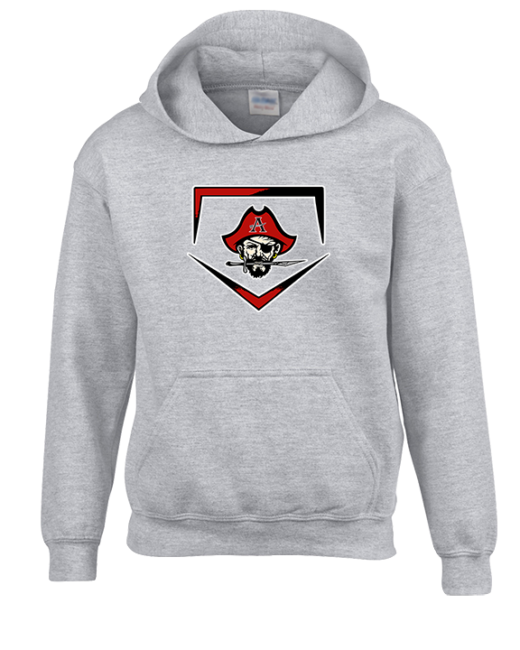 Allatoona HS Baseball Plate - Unisex Hoodie