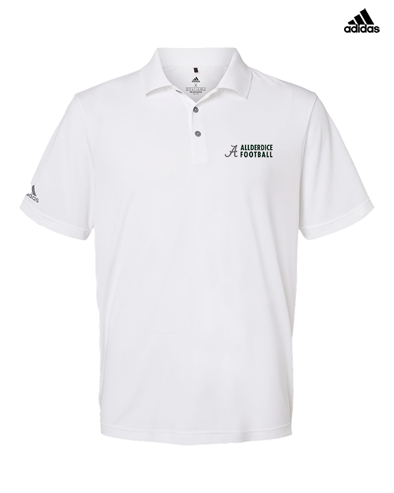 Allderdice HS Football Basic - Mens Adidas Polo