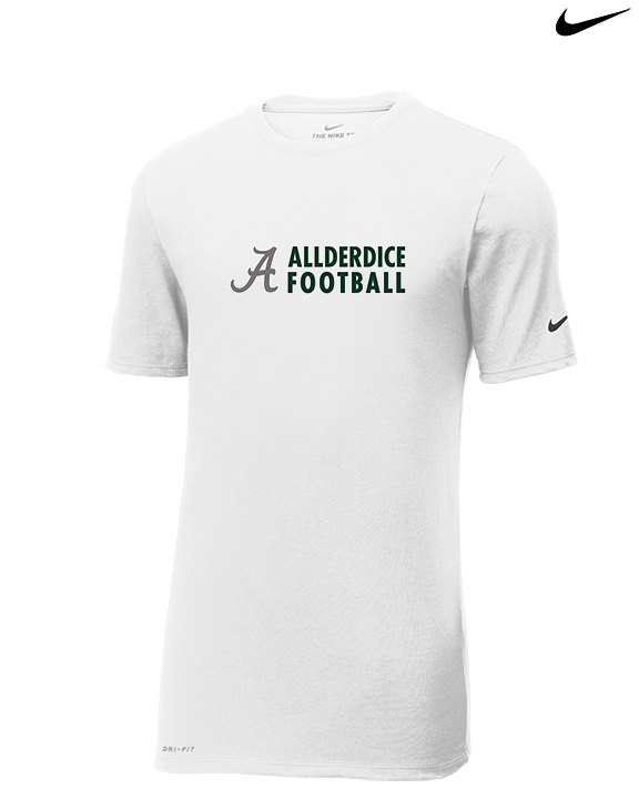 Allderdice HS Football Basic - Mens Nike Cotton Poly Tee