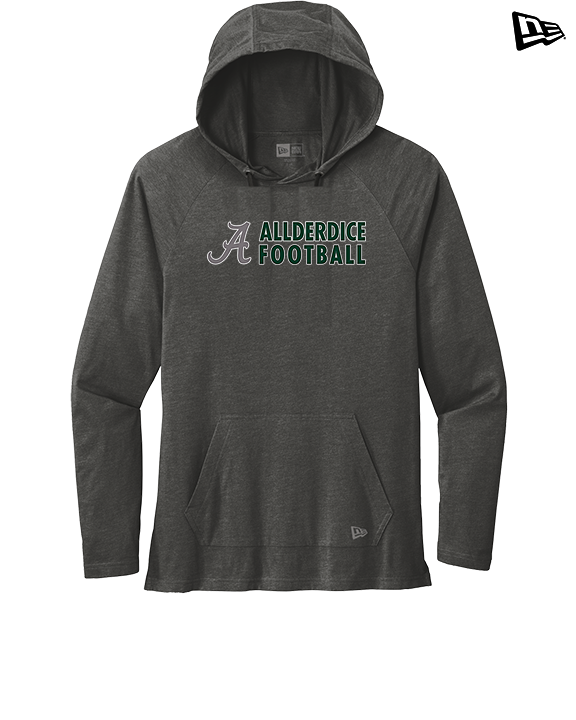 Allderdice HS Football Basic - New Era Tri-Blend Hoodie