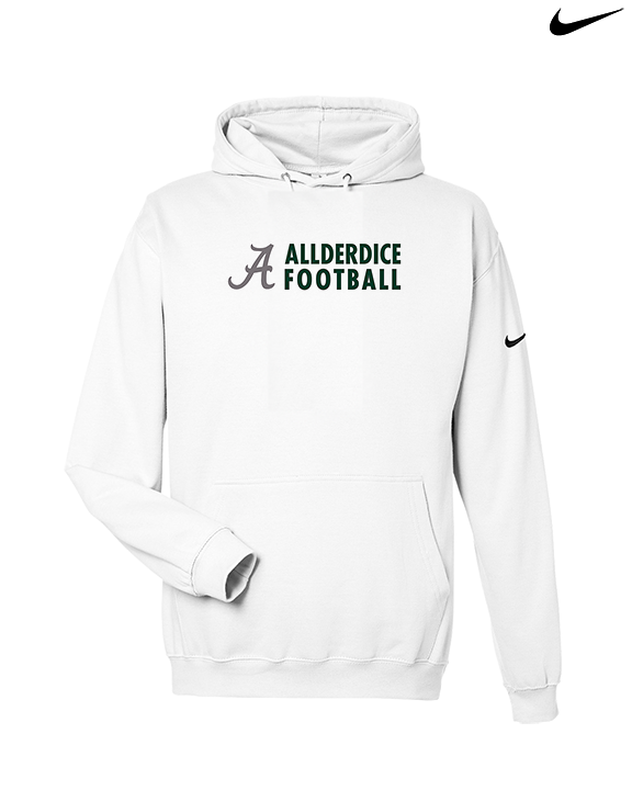 Allderdice HS Football Basic - Nike Club Fleece Hoodie