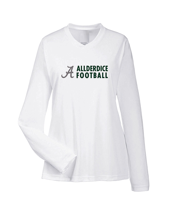 Allderdice HS Football Basic - Womens Performance Longsleeve