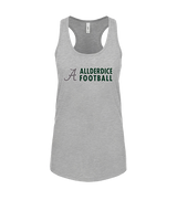 Allderdice HS Football Basic - Womens Tank Top