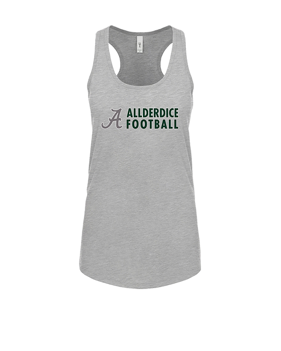 Allderdice HS Football Basic - Womens Tank Top