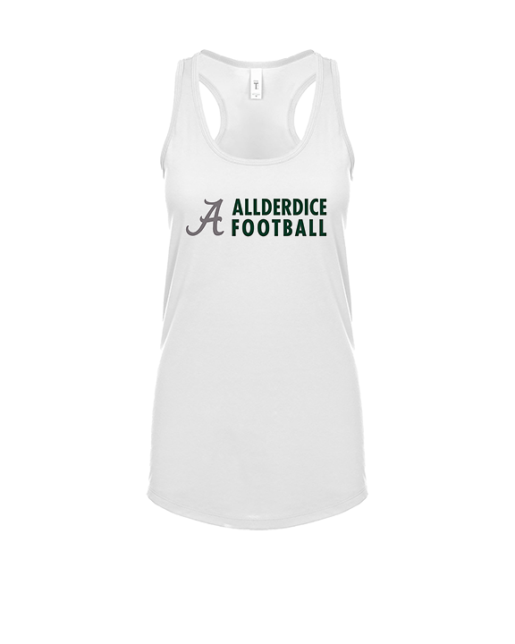 Allderdice HS Football Basic - Womens Tank Top