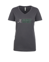 Allderdice HS Football Basic - Womens V-Neck