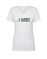 Allderdice HS Football Basic - Womens V-Neck