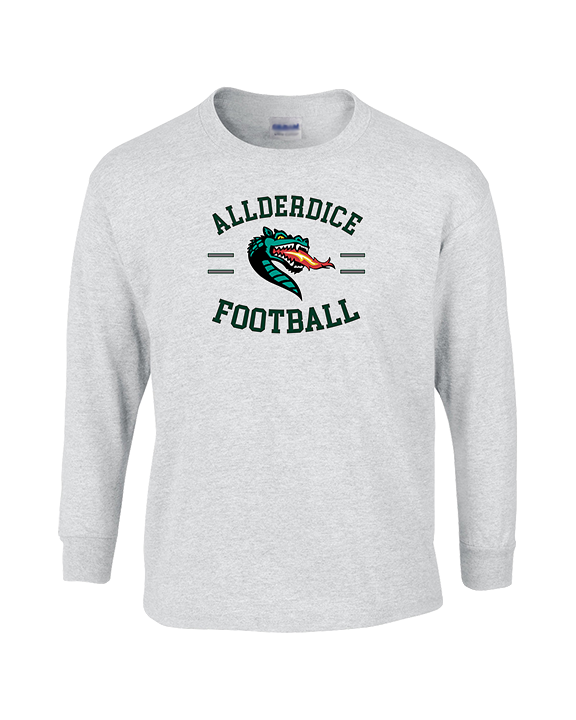 Allderdice HS Football Curve - Cotton Longsleeve