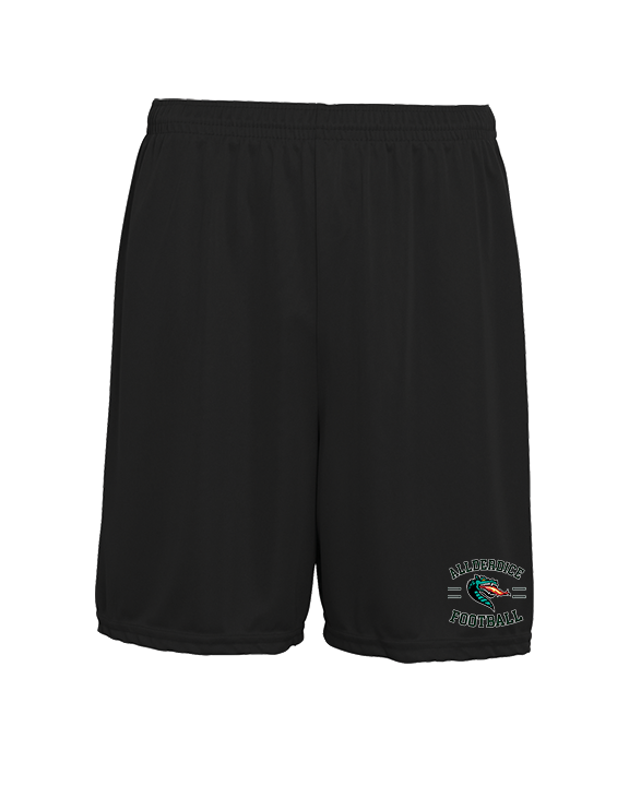 Allderdice HS Football Curve - Mens 7inch Training Shorts