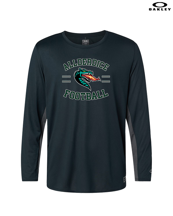 Allderdice HS Football Curve - Mens Oakley Longsleeve