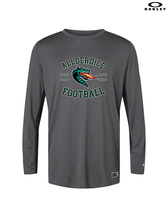 Allderdice HS Football Curve - Mens Oakley Longsleeve