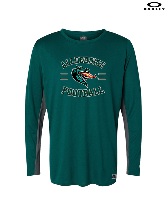 Allderdice HS Football Curve - Mens Oakley Longsleeve