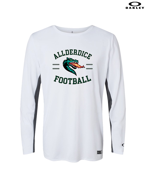 Allderdice HS Football Curve - Mens Oakley Longsleeve