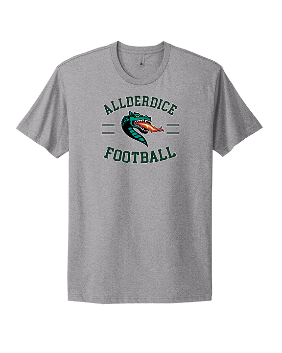 Allderdice HS Football Curve - Mens Select Cotton T-Shirt