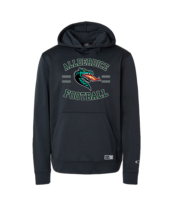 Allderdice HS Football Curve - Oakley Performance Hoodie