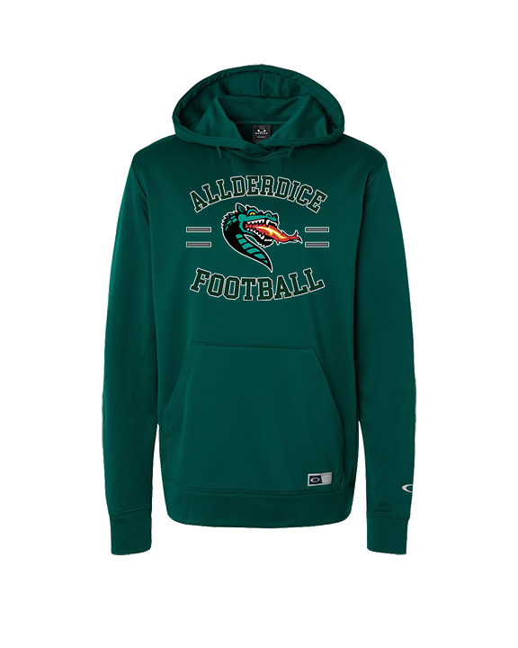 Allderdice HS Football Curve - Oakley Performance Hoodie