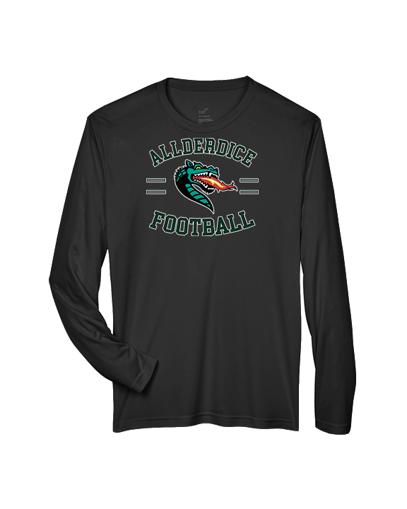 Allderdice HS Football Curve - Performance Longsleeve