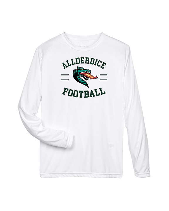 Allderdice HS Football Curve - Performance Longsleeve