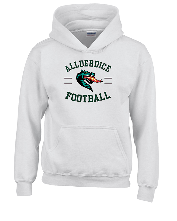 Allderdice HS Football Curve - Youth Hoodie