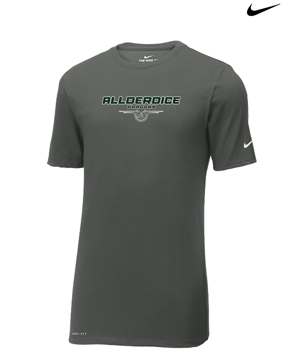 Allderdice HS Football Design - Mens Nike Cotton Poly Tee