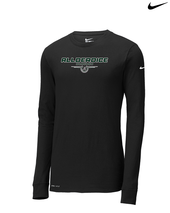 Allderdice HS Football Design - Mens Nike Longsleeve