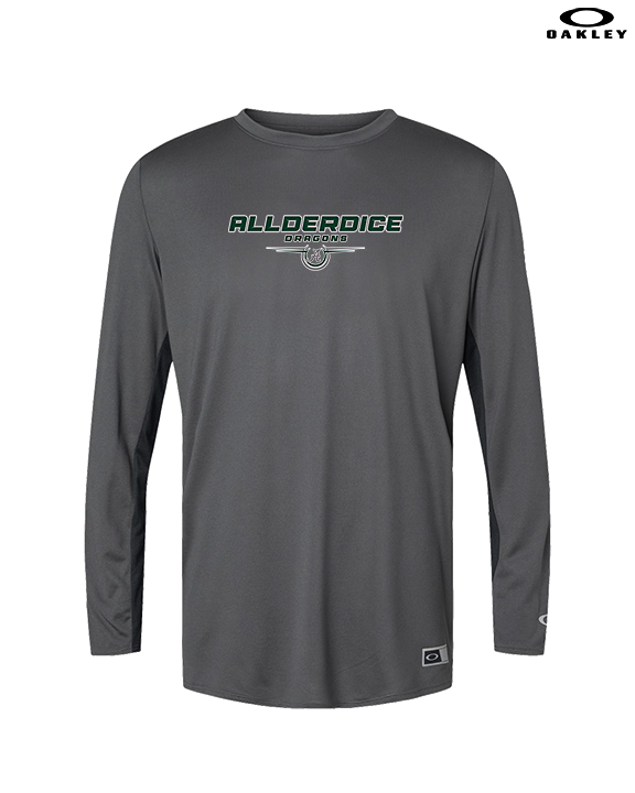 Allderdice HS Football Design - Mens Oakley Longsleeve