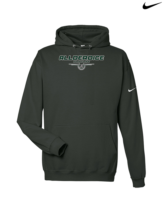 Allderdice HS Football Design - Nike Club Fleece Hoodie