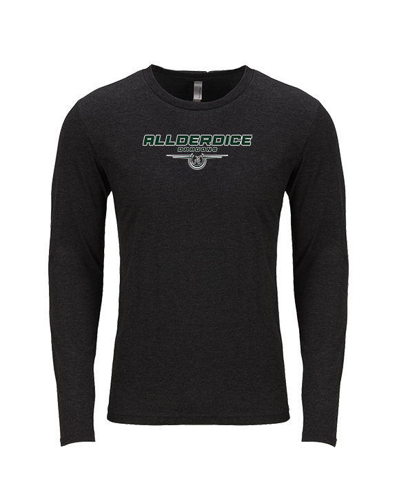 Allderdice HS Football Design - Tri-Blend Long Sleeve