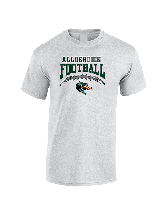 Allderdice HS Football School Football - Cotton T-Shirt