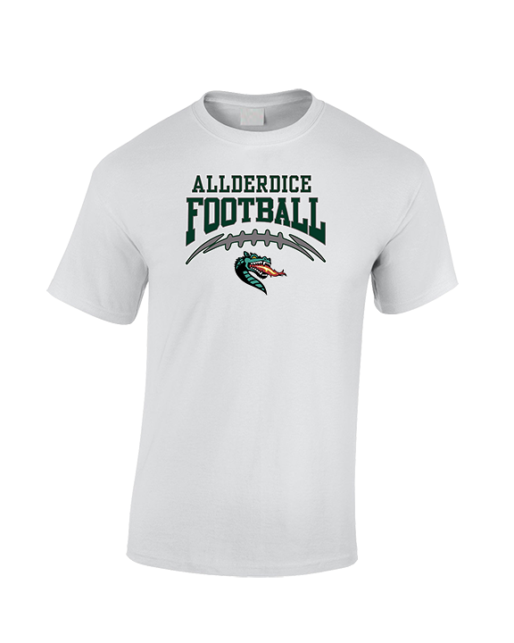 Allderdice HS Football School Football - Cotton T-Shirt