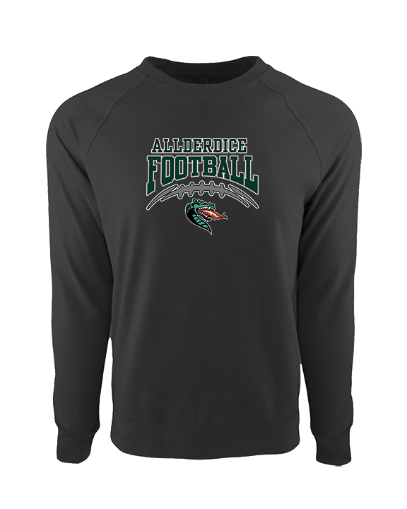 Allderdice HS Football School Football - Crewneck Sweatshirt